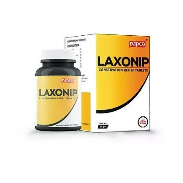 Nipco Homeopathy Laxonip Constipation Relief Tablets | Grocsy