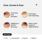 Cureskin Bio-Peptide Under Eye Cream for Dark Circles | Grocsy