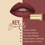 Colors Queen Nude It Creamy Matte Lipstick - Cranberry | Grocsy
