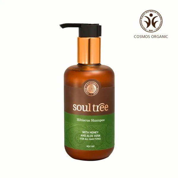 SoulTree Hibiscus Shampoo With Honey And Aloe Vera | Grocsy