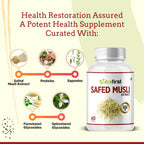 Nutrafirst Safed Musli Extract Capsules | Grocsy