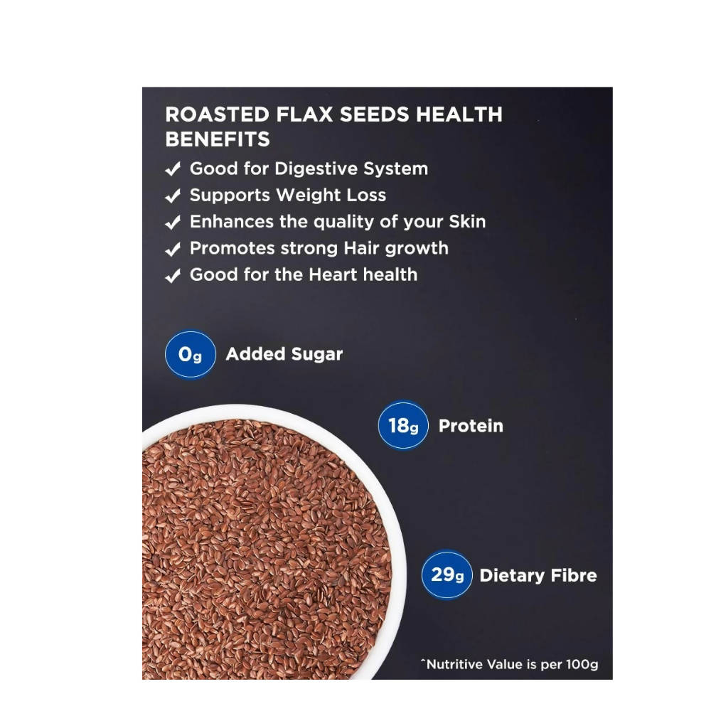 True Elements Roasted Flax Seeds | Grocsy