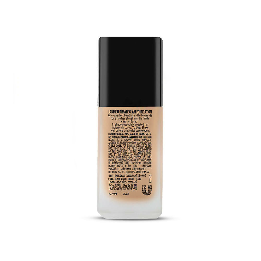 Lakme Ultimate Glam SPF 8 Foundation - Shade 02 | Grocsy