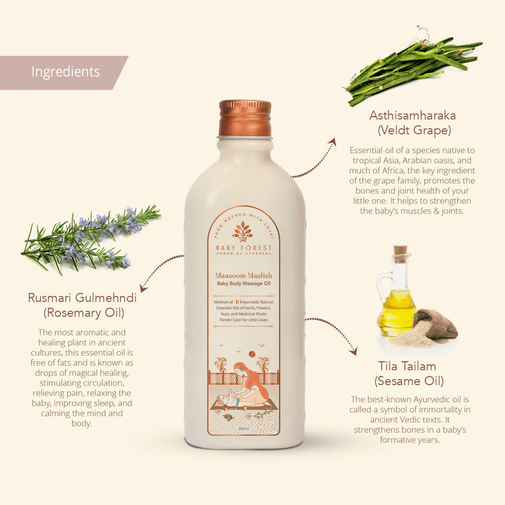 Baby Forest Maasoom Maalish Baby Body Massage Oil | Grocsy