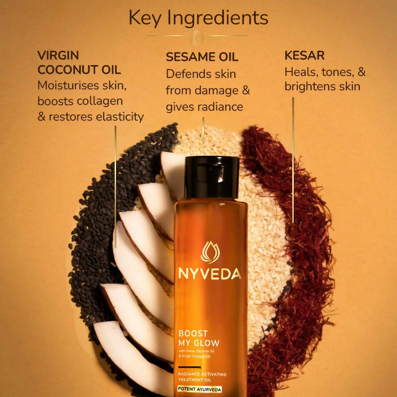 Nyveda Pre-bath Body Treatment Oil |Boost My Glow Radiance Activating | Grocsy