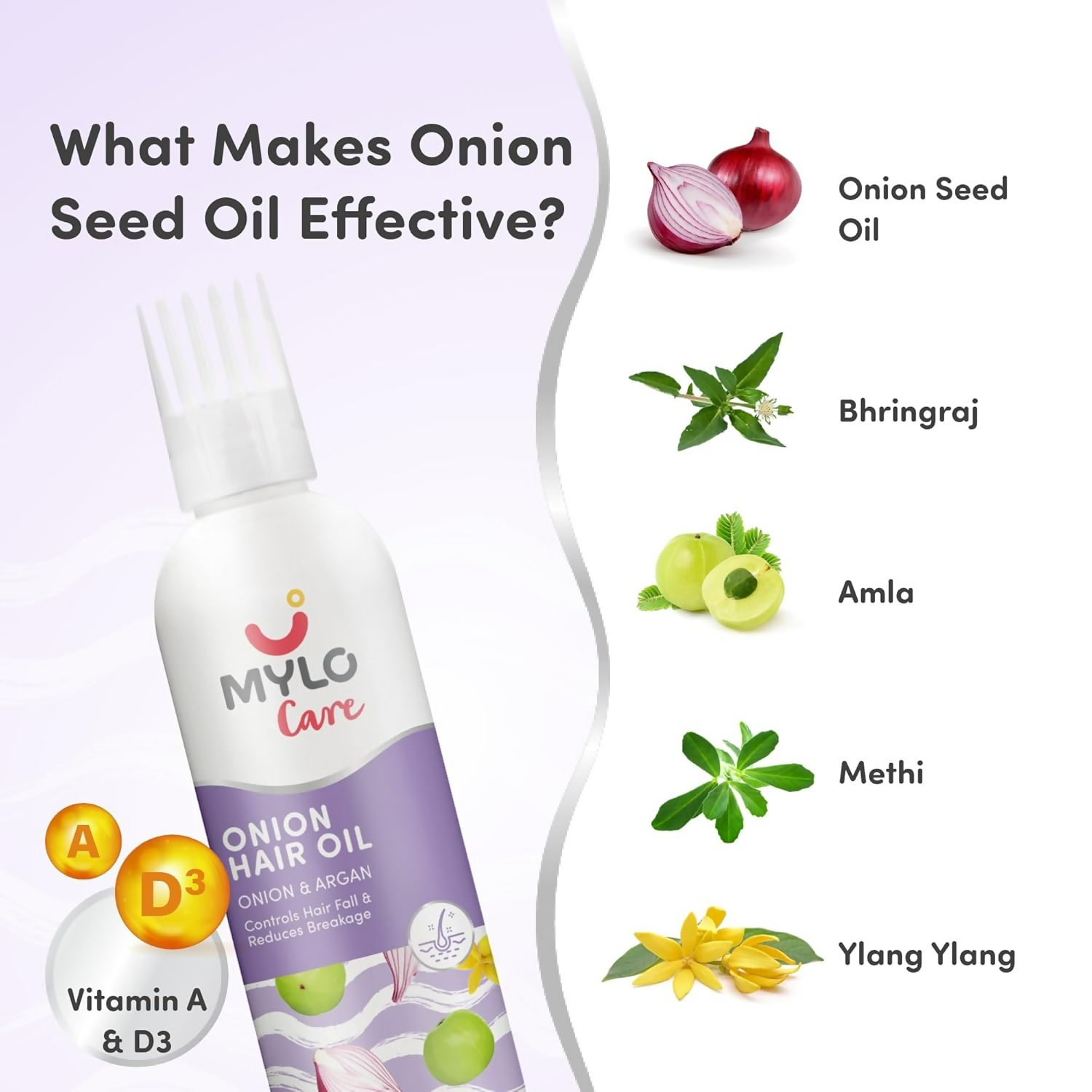 Mylo Care Anti Hairfall Onion Care Kit | Grocsy