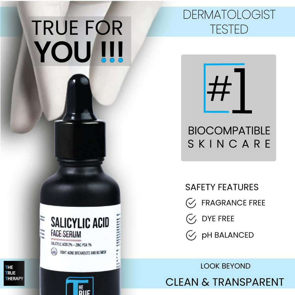 The True Therapy 2.0% Salicylic Acid with Zinc PCA Face Serum | Grocsy