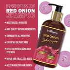 LA Organo Red Onion Hair Shampoo | Grocsy