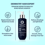 Dermistry Bond Repair Shampoo with TeraBond Maleic Acid Protein Strengthens Weak Hair | Grocsy