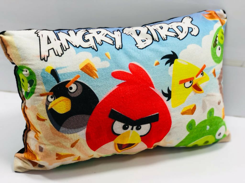 Unique Fashion Microfibre Filled Cushion For Kids - Angry Birds | Grocsy