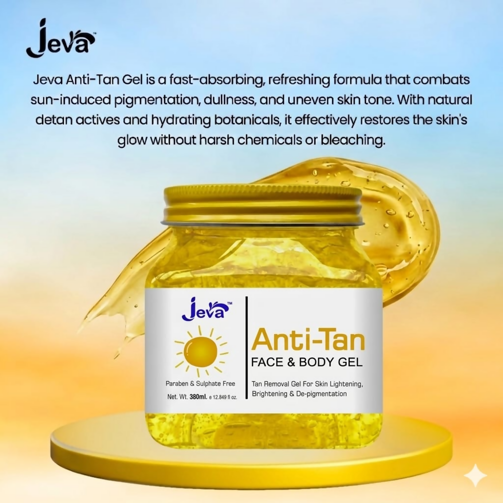 Jeva Anti-Tan Gel - Brightening & Pigmentation Reducing Gel | Grocsy