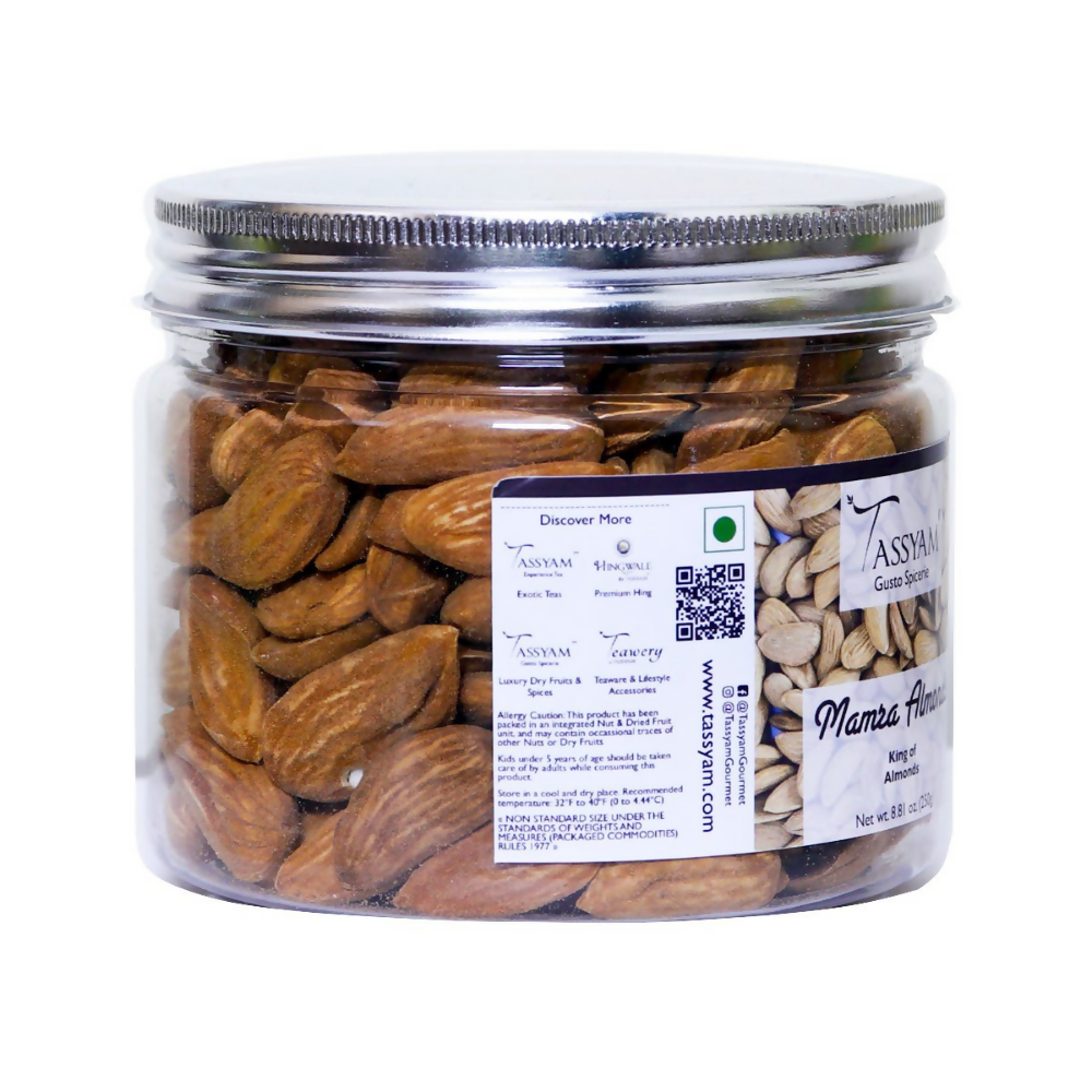 Tassyam Organics Ultra Premium Mamra Almonds | Grocsy