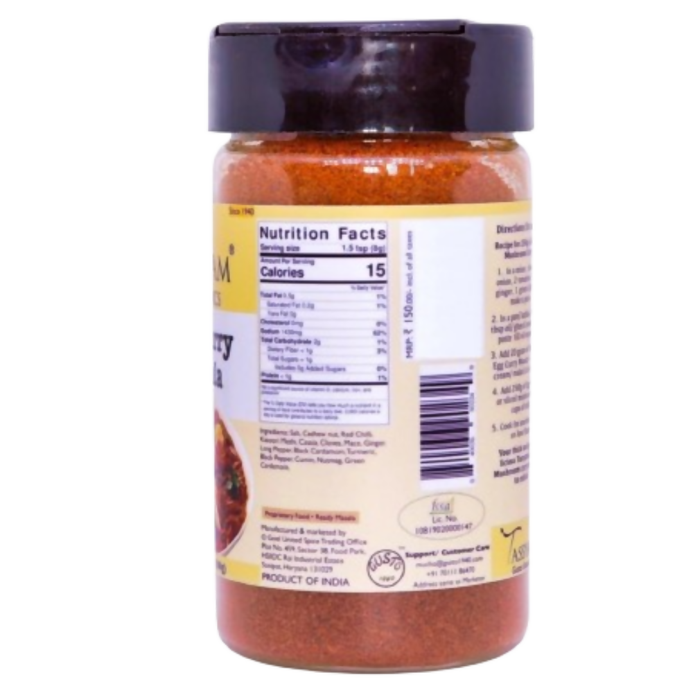 Tassyam Organics Egg Curry Masala | Grocsy