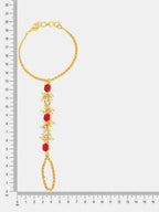 Ruby Raang Laal Noor Haath Phool | Grocsy