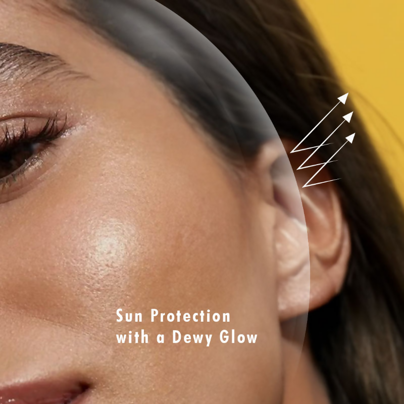 mCaffeine SunFix Hydra Dew Ultralight SunFluid SPF 50 PA++++Sunscreen | Grocsy