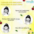 Everyuth Naturals Brightening Lemon & Cherry Face Wash | Grocsy