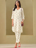 Sangria Embroidered Pure Cotton Kurta Sets | Grocsy