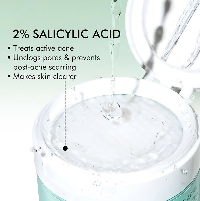 mCaffeine 2% Salicylic Acid Serum Clear Skin Acne Pads - Acne & Oil Control with Matcha Tea | Grocsy