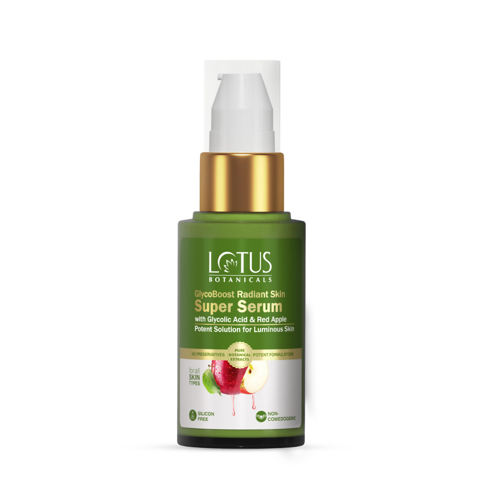 Lotus Botanicals GlycoBoost Radiant Skin Super Serum | Grocsy