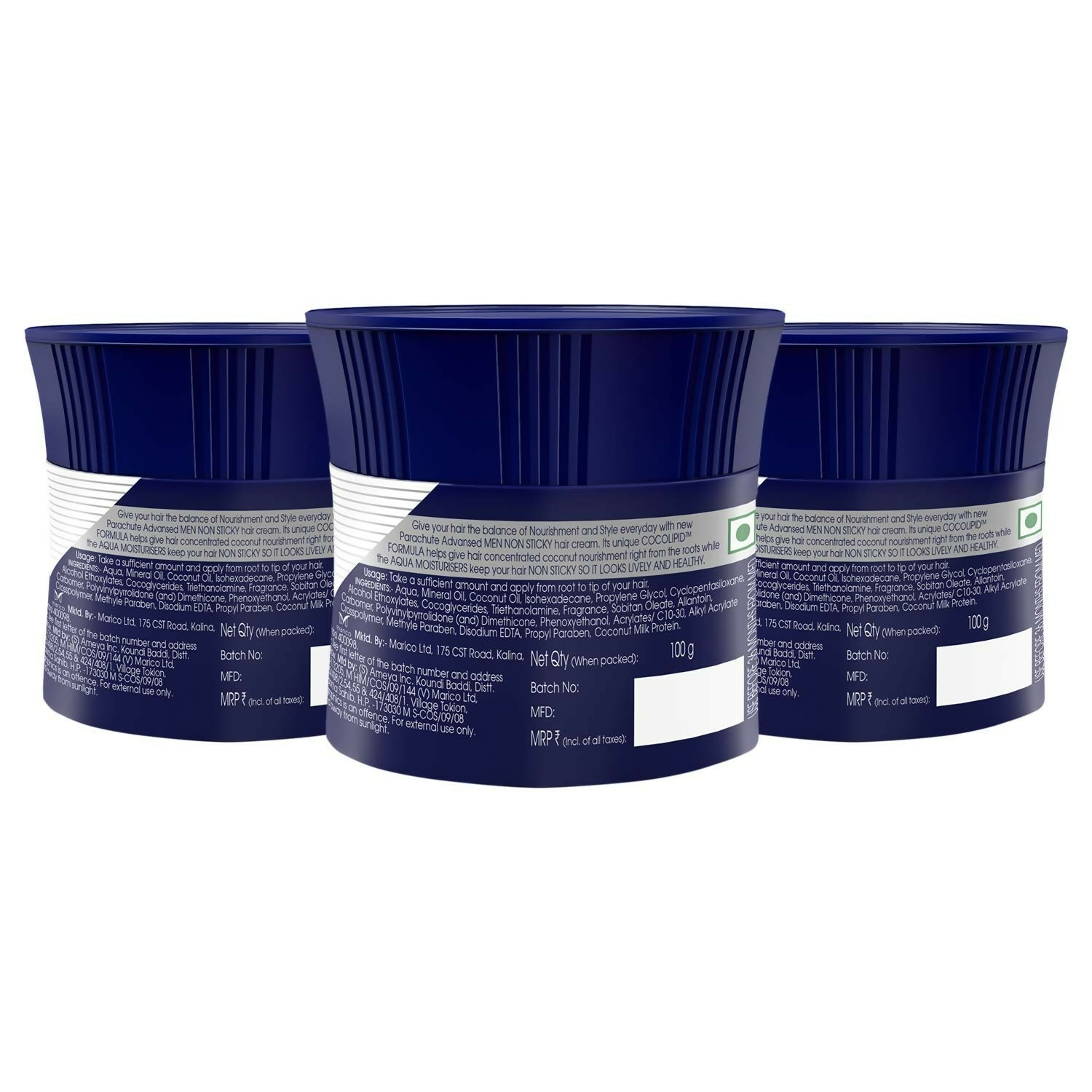 Parachute Hair Cream After Shower For Men - Classic | Grocsy