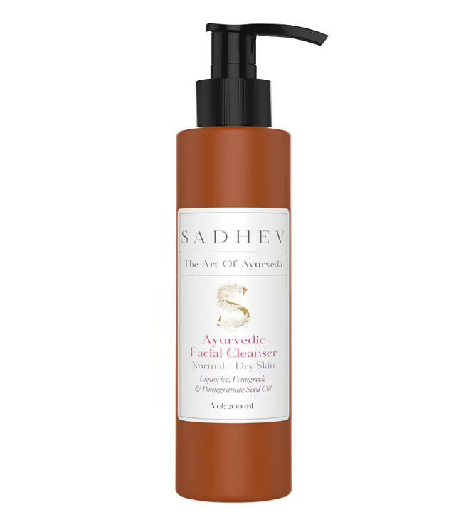 Sadhev Ayurvedic Facial Cleanser for Normal-Dry Skin | Grocsy