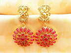 Pink Kemp Ganesha Earrings | Grocsy