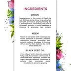 The Organic Forest Onion, Neem & Black Seed Oil Hair Shampoo | Grocsy