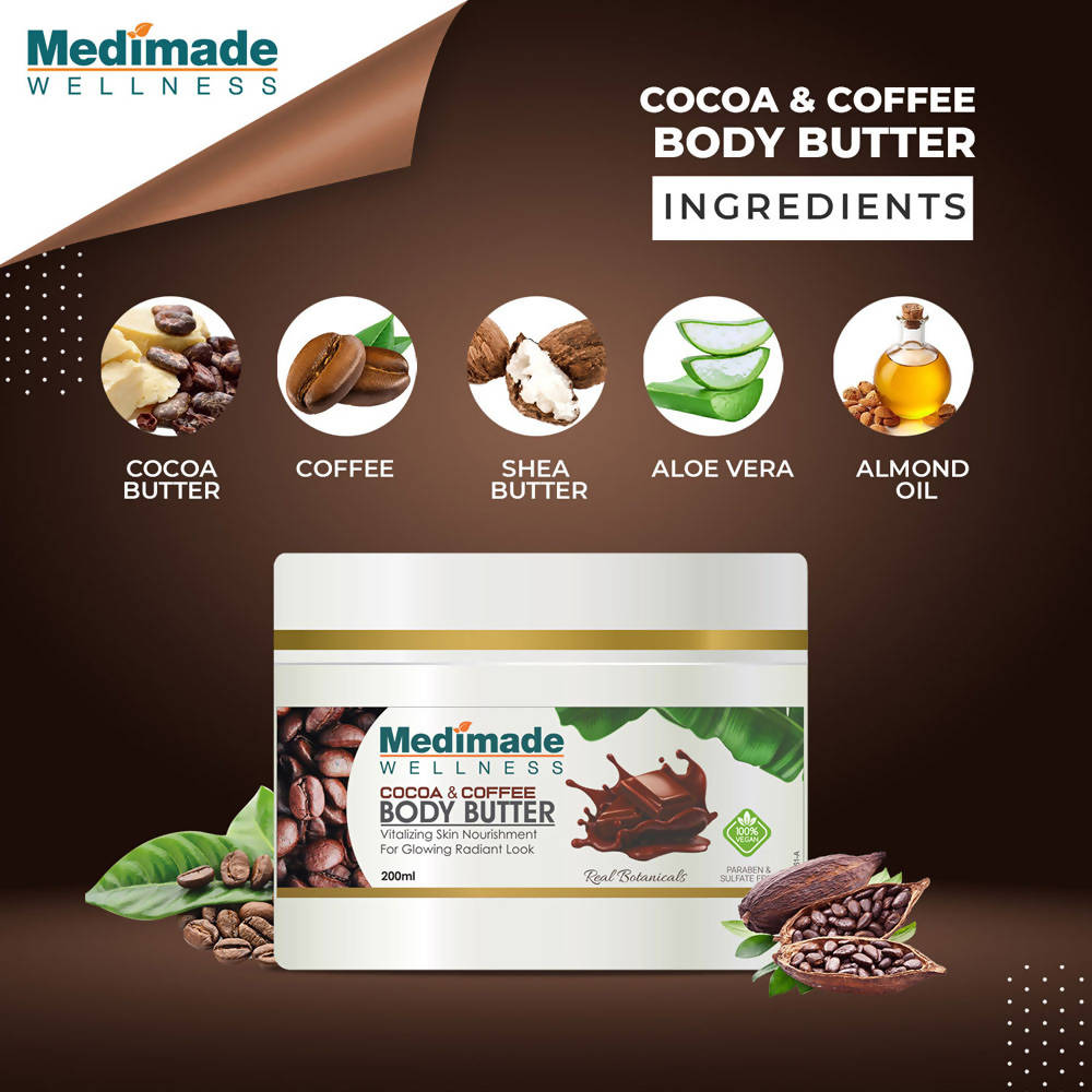 Medimade Wellness Cocoa & Coffee Body Butter | Grocsy