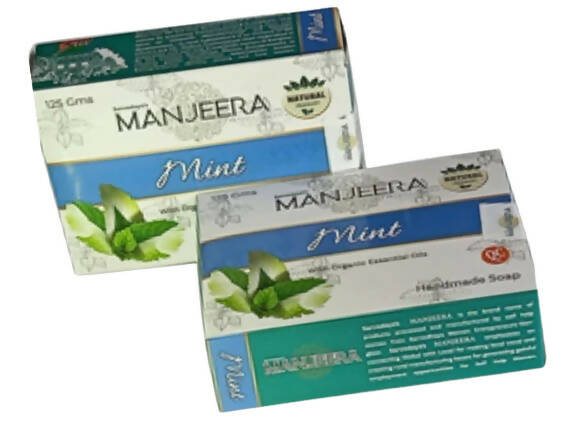 Manjeera Mint Leaves Hand Made Soap | Grocsy