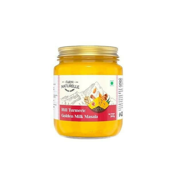 Farm Naturelle Golden Milk Masala - Turmeric Latte Blend with Spices | Grocsy