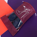 Asmaani Shoe Pouch-Maroon | Grocsy