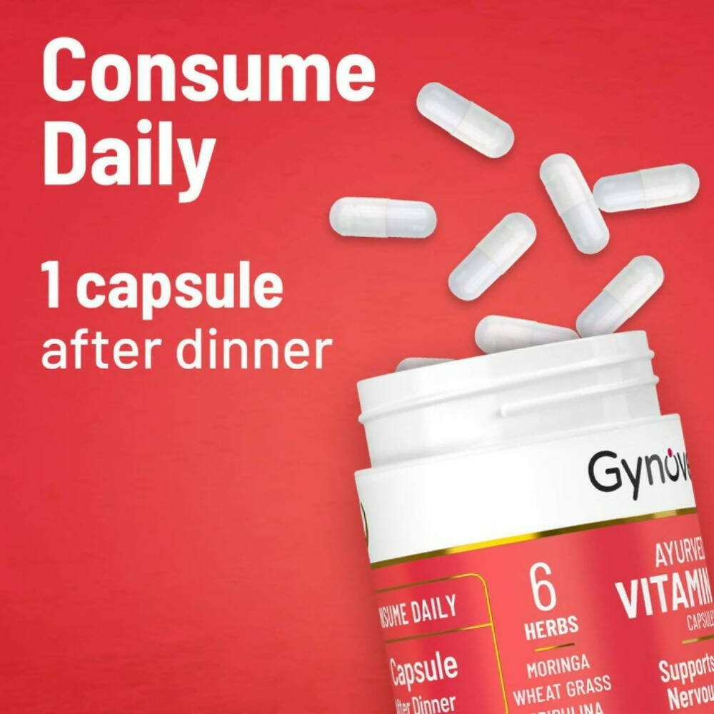 Gynoveda Vitamin B-12 Capsules | Grocsy