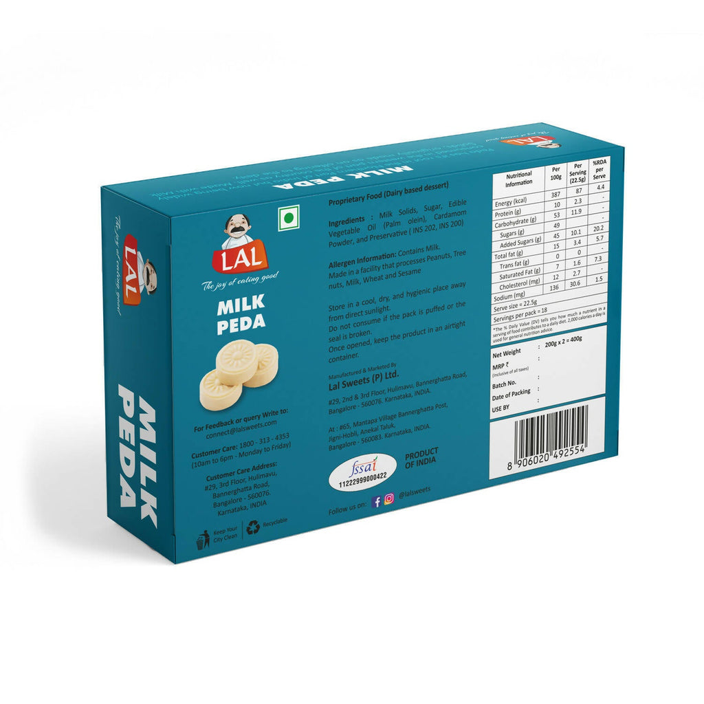 Lal Sweets Milk Peda | Grocsy