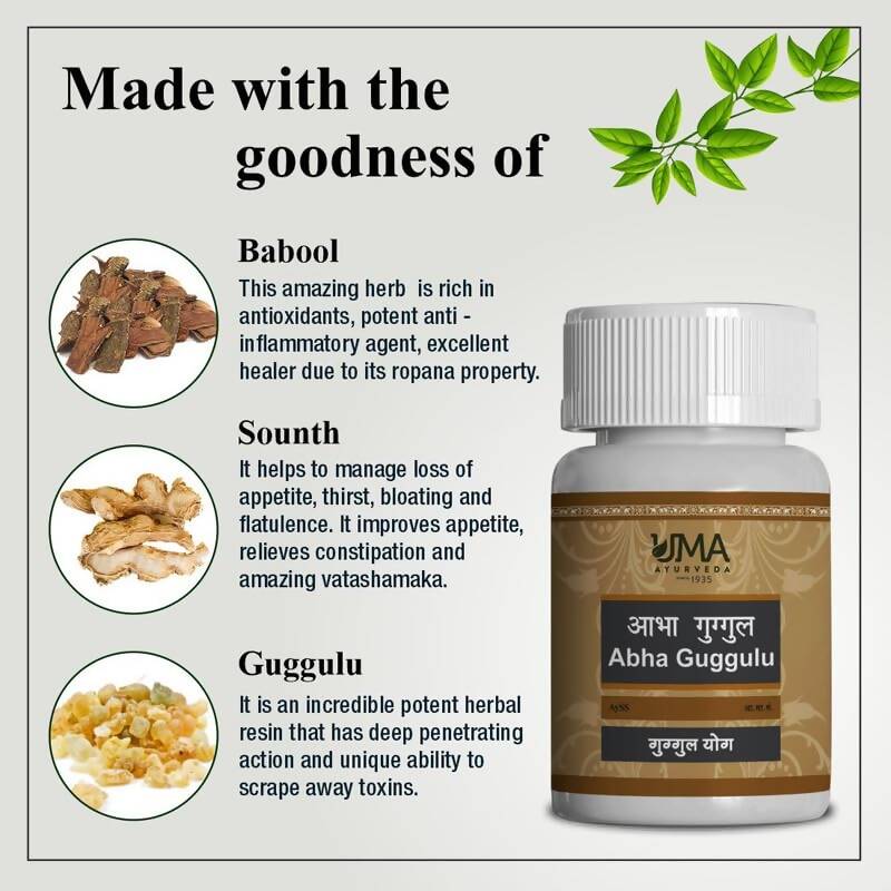 Uma Ayurveda Abha Guggulu | Grocsy