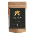 Satvi Wellness Yashtimadhu Ginger Tea | Yashti Ginger | Dip Bags | Blend Of Liquorice And Ginger Tea | Herbal Tea | Grocsy