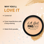 L.A. Girl HD PRO Face Pressed Powder - Porcelain | Grocsy