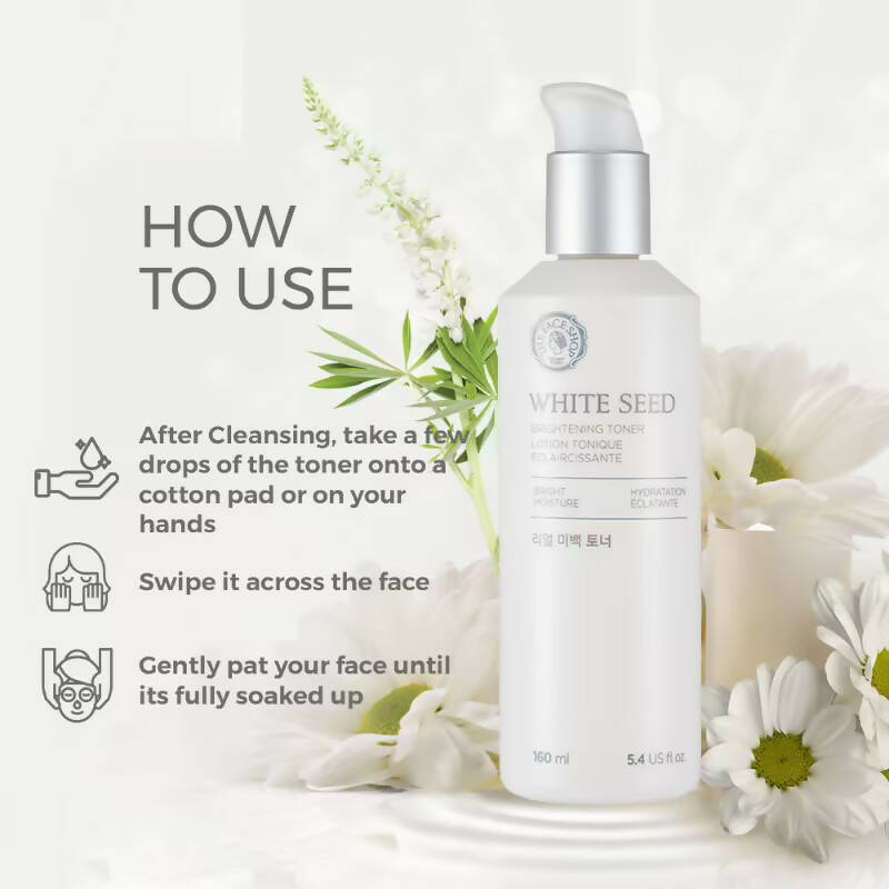 The Face Shop White Seed Brightening Toner - Korean Skincare | Grocsy