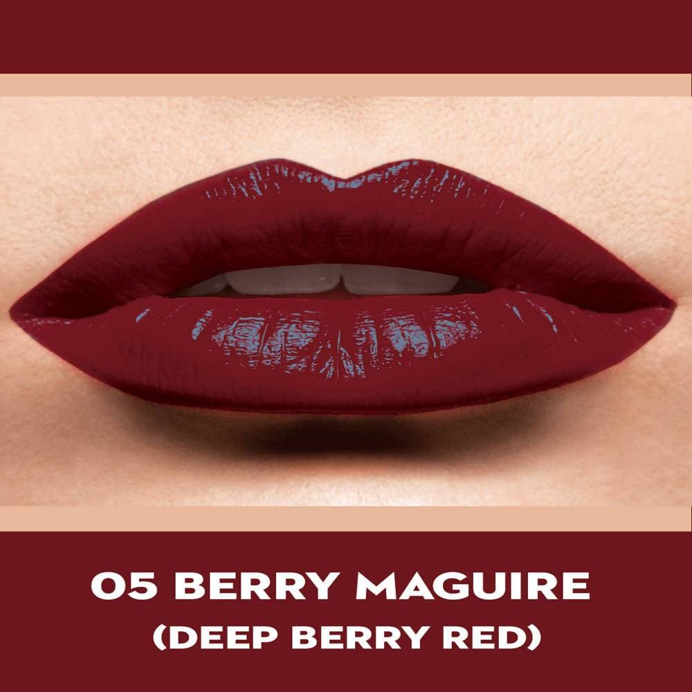 Sugar Never Say Dry Creme Lipstick - Berry Maguire (Deep Berry Red) | Grocsy