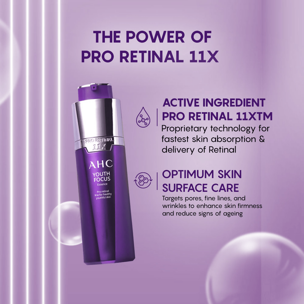 AHC Youth Focus Essence Anti-Aging Facial Essence Serum - Korean skincare | Grocsy