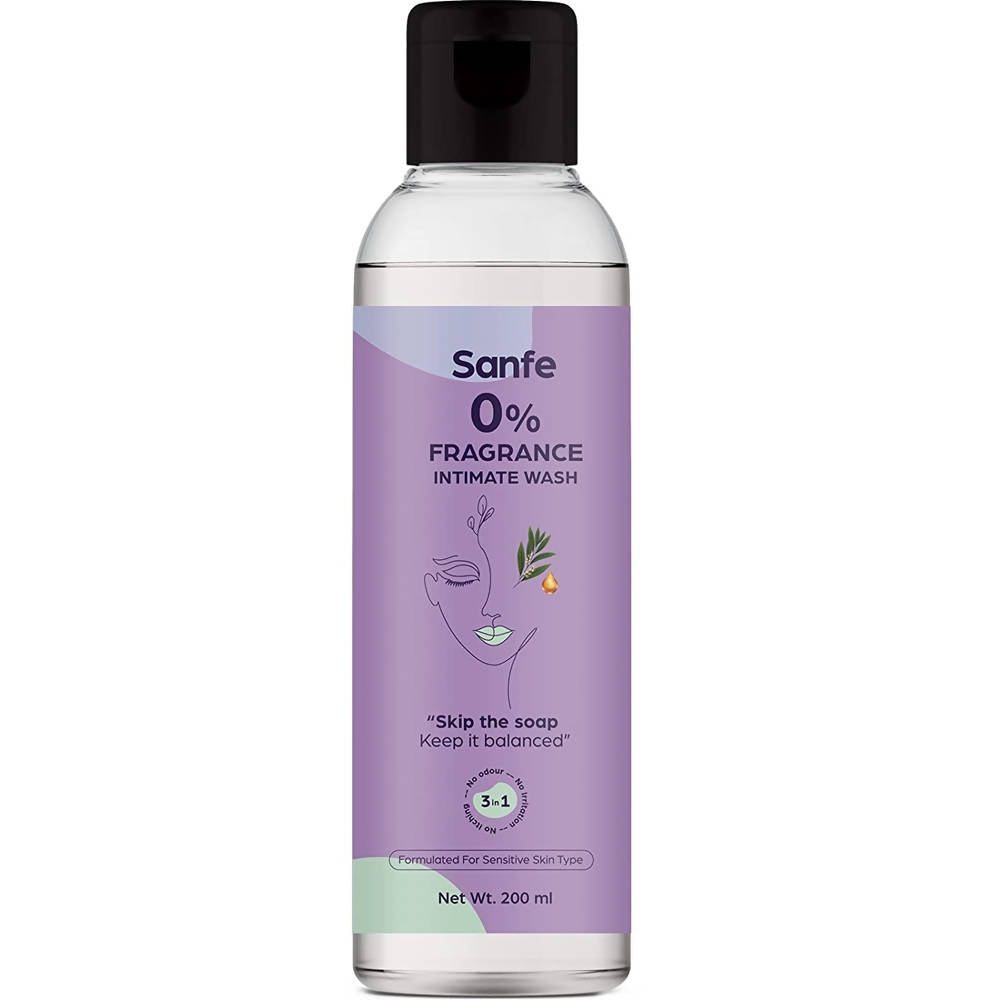Sanfe 0% Fragrance Intimate Wash | Grocsy
