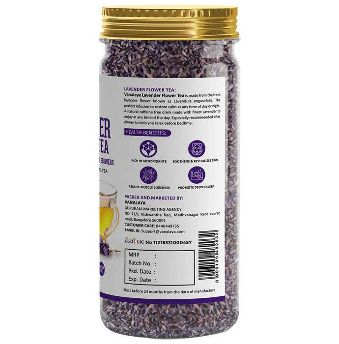 Vanalaya Lavender Flower Tea | Grocsy