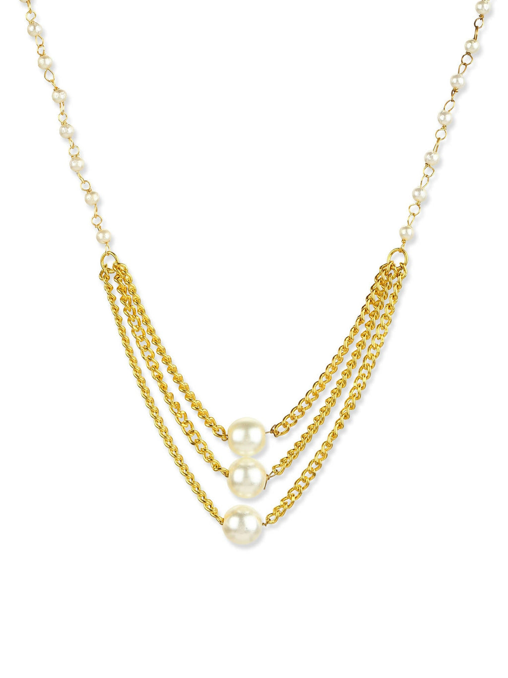 Women's Gold-Polished Chain - Ruby Raang | Grocsy