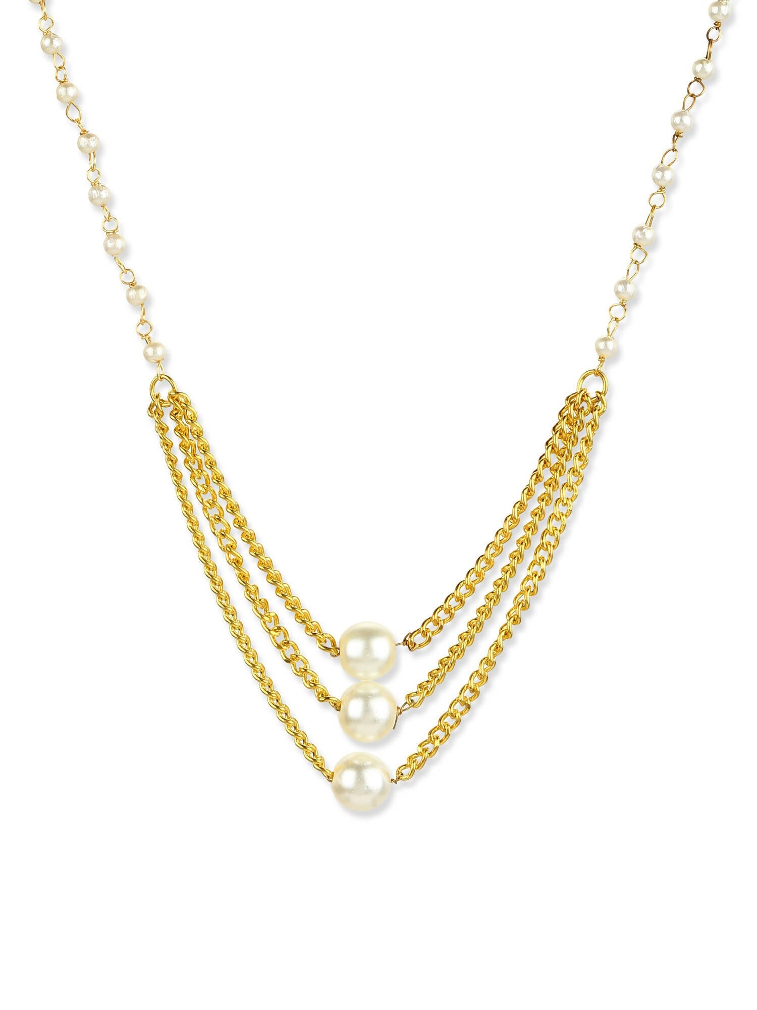 Women's Gold-Polished Chain - Ruby Raang | Grocsy
