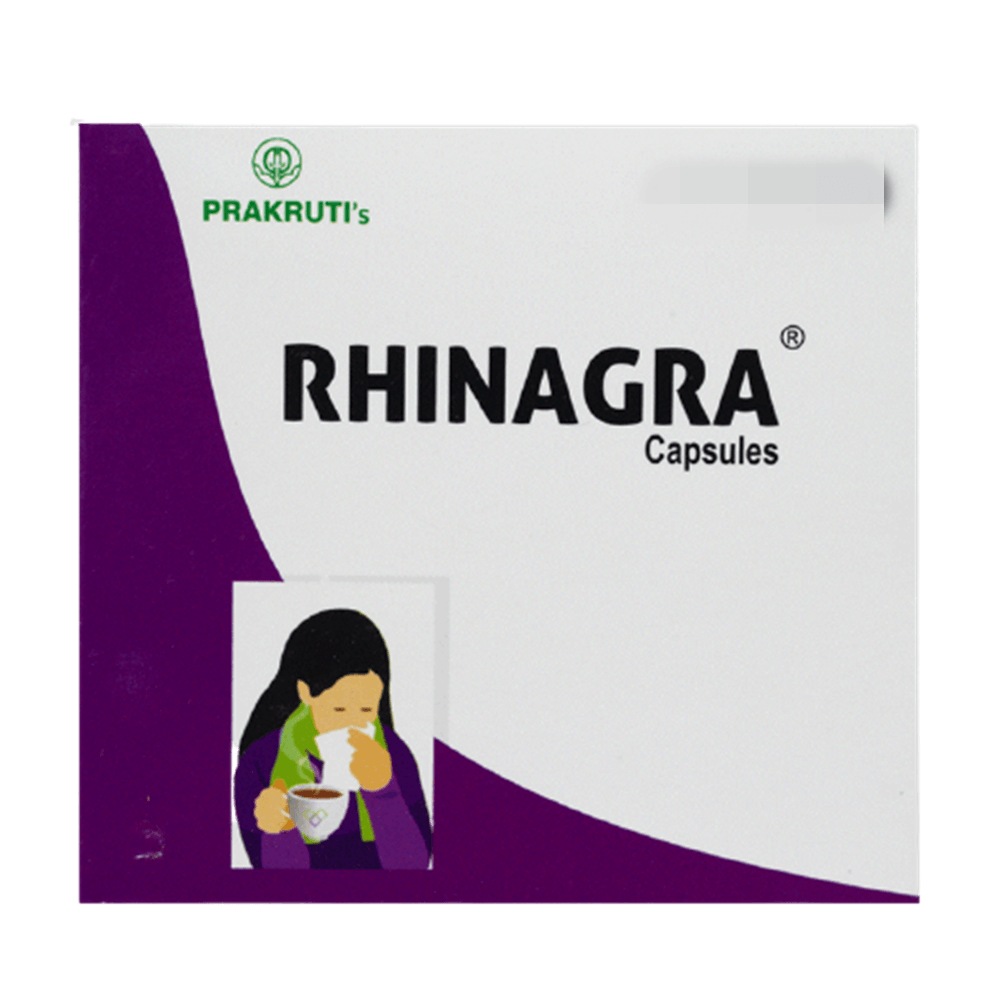 Prakruti Ayurveda Rhinagra Capsules | Grocsy
