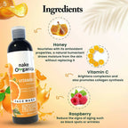 Nake Organica Vitamin C Brightening Face Wash | Grocsy
