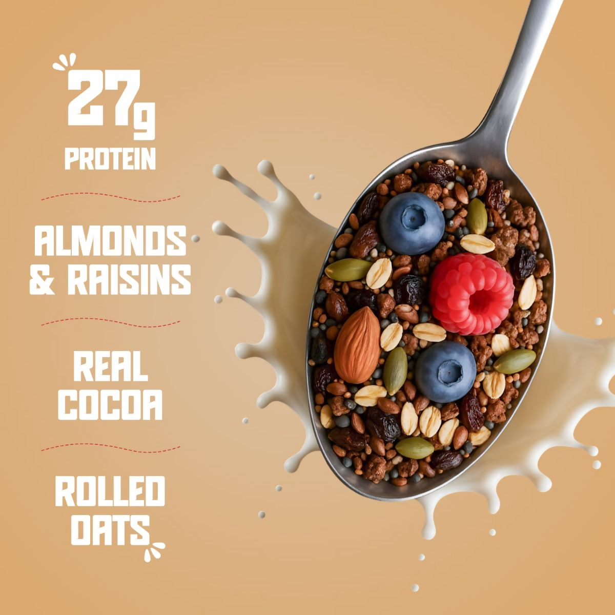 Dc Doctors Choice High Protein Oats ( Dark Choco Berry Flavor) | Grocsy