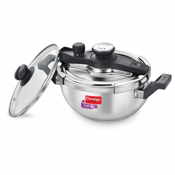 Prestige Stainless Steel Pressure Cooker 3.5Liters | Grocsy