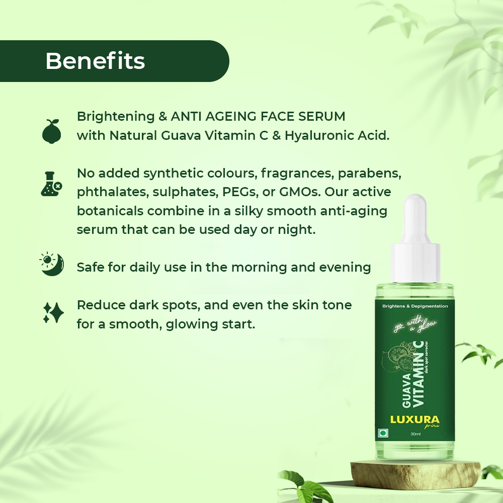 Luxura Prima Guava Vitamin C Serum | Grocsy