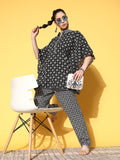 Yufta Printed Cotton Top with Trousers | Grocsy