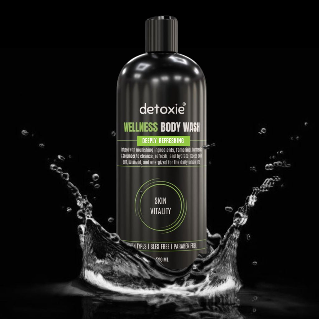 Detoxie Wellness Body Wash & Body Scrub Combo | Grocsy